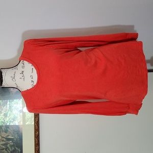 Torrid, orange Slub jersey top